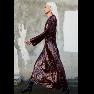 Zara sequin dress